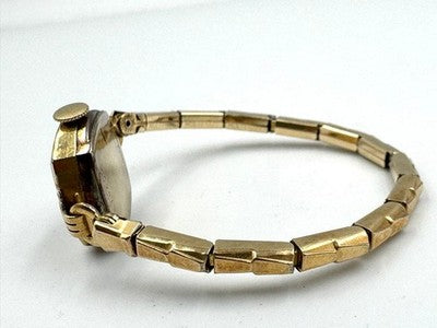 BULOVA 10KRGP HAND-WOUND WATCH A3385 USED FROM JAPAN