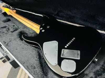 IBANEZ RGA7 BLACK W/EMG ELECTRIC GUITAR 2010 AS IS