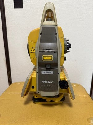 TOPCON GPT-7505 TOTAL STATION SURVEYING EQUIPMENT W CASE MANUAL FOR PARTS