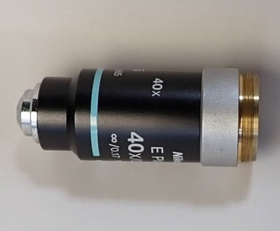 Nikon CFI E Plan 40x 0.65 Infinity Objective Lens ∞/0.17 Removed From E200 Use