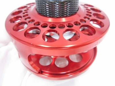 WELLSTONE TSR SPEY S FLY REEL FRESHWATER FISHING RED EXCELLENT+++++