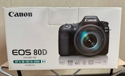 CANON EOS 80D DSLR CAMERA EF-S 18-135MM IS USM LENS EF 50MM F1.8 STM TRIPOD KIT