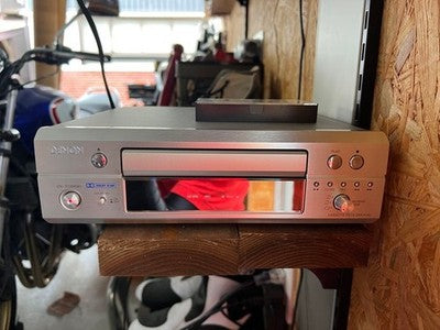 DENON DRR-F101 STEREO CASSETTE DECK TAPE PLAYER TESTED PLAYBACK WORKING VINTAGE