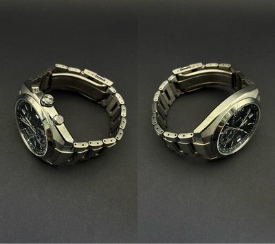 SEIKO ASTRON SBXY015 SOLAR RADIO CONTROL TITANIUM BLACK DIAL WATCH BOX