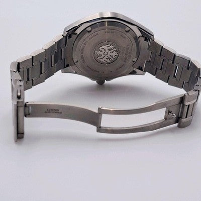 THE CITIZEN AQ4030-51E ECO DRIVE CHRONOMASTER TOSA WASHI DIAL TITANIUM WATCH