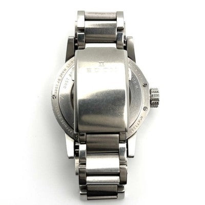 EDOX RALLY TIMER AUTOMATIC WATCH 83009 DAY DATE EXHIBITION BACK MENS SILVER