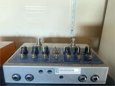 MU-TRON BI-PHASE II ANALOG PHASER PEDAL WITH BOX AND AC ADAPTER