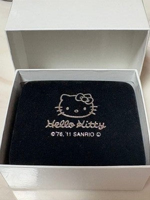 HELLO KITTY 50TH ANNIVERSARY 2024 GOLD COIN NECKLACE 1/25 OZ W/ CERTIFICATE NEW