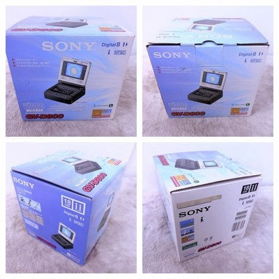 SONY GV-D800 DIGITAL8 HI8 VIDEO8 VIDEO WALKMAN COMPLETE BOX REMOTE TESTED