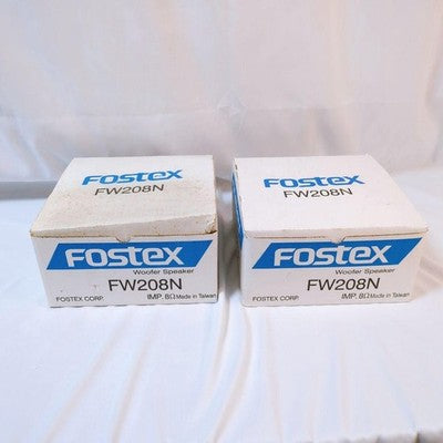 FOSTEX FW208N 20CM WOOFER UNIT USED WORKING CONDITION WITH BOX