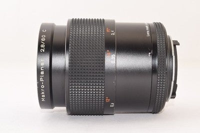 CONTAX CARL ZEISS MAKRO-PLANAR T 60MM F2.8 C MMJ MACRO LENS AS IS