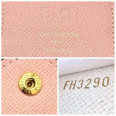 LOUIS VUITTON VICTORINE MONOGRAM ROSE BALLERINE TRI-FOLD WALLET M62360 JAPAN