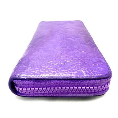LOUIS VUITTON M81636 TAURILLON MONOGRAM PURPLE ZIPPY VERTICAL WALLET