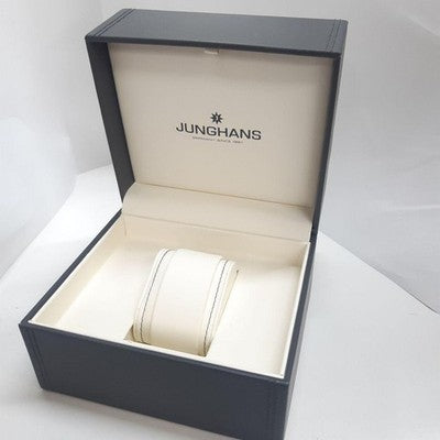 JUNGHANS 027/4782.00 MEN'S WRISTWATCH ROUND FACE GERMAN MADE DIAL: BLACK