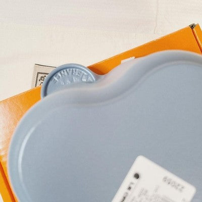 LE CREUSET COCOTTE FLEUR 20CM MINERAL BLUE FLOWER KNOB RARE NEW JP