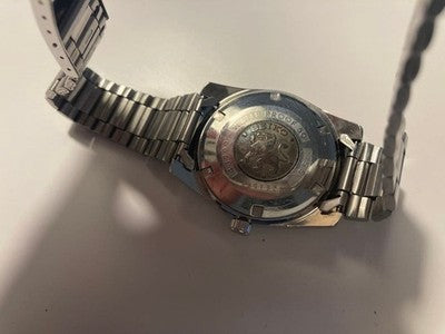 GRAND SEIKO MEN'S WRISTWATCH METAL BRACELET LION MEDAL ROUND FACE JAPAN MADE