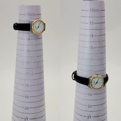 HERMES ARCEAU WOMEN'S QUARTZ WATCH WHITE DIAL GOLD & SILVER LUXURY