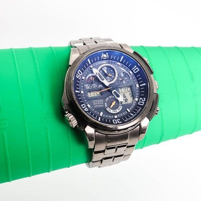 CITIZEN ATTESA U680-T013252 ECO-DRIVE RADIO SOLAR TITANIUM CHRONOGRAPH JAPAN