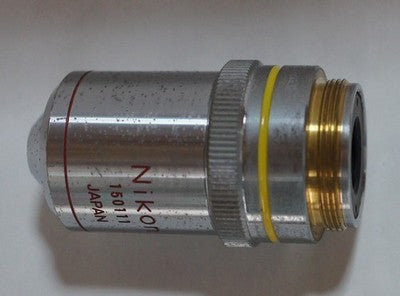 Nikon Plan 10x 0.25 Phase Contrast Objective Lens 160/- Ph1 DL For Optiphot Used