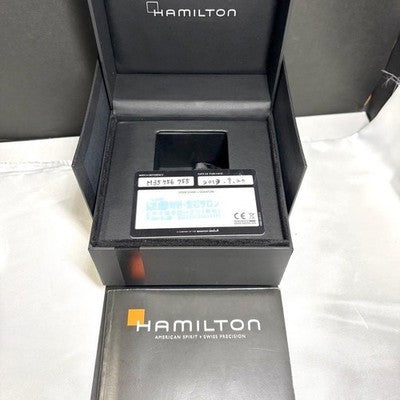 HAMILTON PAN EURO CHRONOGRAPH AUTOMATIC H357560 MEN'S WATCH USED W/ BOX