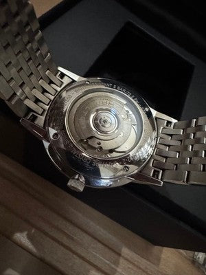 HAMILTON AMERICAN CLASSIC INTRA-MATIC H38755151 H387550 38MM SILVER STEEL WATCH