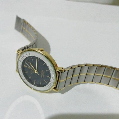 JUNGHANS MEISTER QUARTZ MEN'S WRISTWATCH ROUND FACE SILVER COLOR SS CASE AS IS