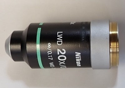 Nikon CFI LWD 20x 0.40 Infinity Objective Lens ∞/0.17 Removed From E200 Used