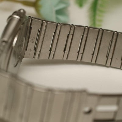 OMEGA CONSTELLATION 1512.40 QUARTZ GRAY DIAL ROMAN BEZEL STAINLESS MEN'S WATCH
