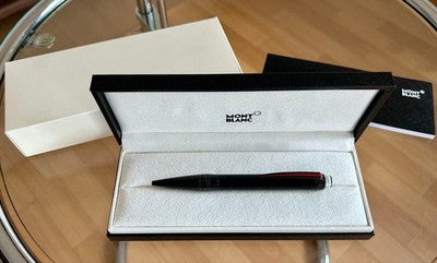 MONTBLANC STARWALKER URBAN SPEED BALLPOINT PEN BLACK RED TRIM W BOX AUTHENTIC