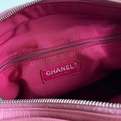 CHANEL GABRIELLE CHAIN SHOULDER BAG MULTICOLOR LEATHER SUEDE HOBO AUTHENTIC
