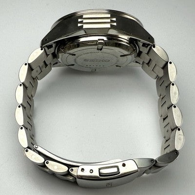 SEIKO KINETIC CHRONOGRAPH 7L22-0AN0 TITANIUM BLACK DIAL TACHYMETER MENS WATCH