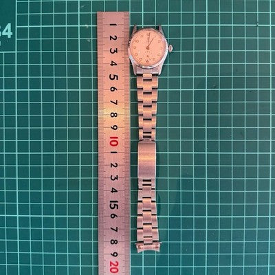 TUDOR OYSTER MANUAL WIND WATCH SHIELD ROSE DIAL ~1940S ANTIQUE