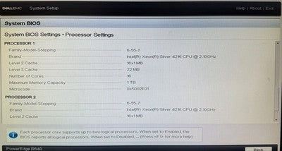 DELL EMC POWEREDGE R640 2X SILVER 4216 16CORE 2.10GHZ 64GB 2X 600GB H730P MINI