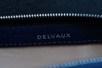 DELVAUX PIN D MULTIFONCTIONS LEATHER COIN CARD CASE WITH BOX
