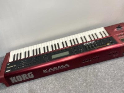 KORG KARMA MUSIC WORKSTATION SYNTHESIZER KEYBOARD W/ PSU TESTED FROM JAPAN