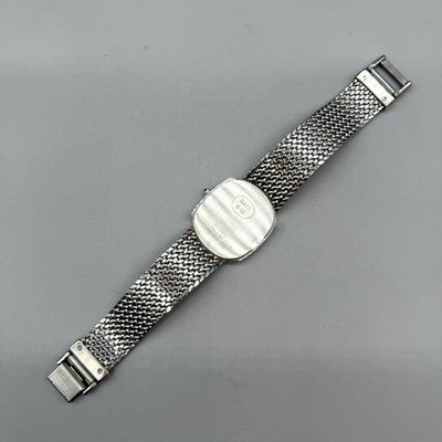 SEIKO CREDOR 18K GOLD BEZEL QUARTZ WATCH 7770-5141 NEW BATTERY JAPAN VINTAGE