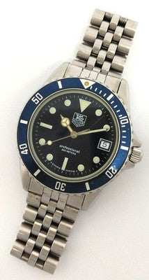 TAG HEUER 1000 PROFESSIONAL 980.613B BLUE DIAL QUARTZ MEN'S WATCH SS 36MM