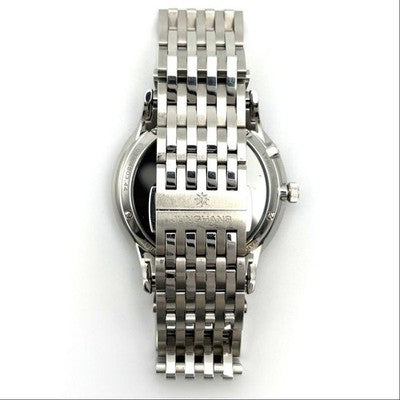 JUNGHANS MEISTER MEGA 058/4803.44 RADIO CONTROLLED QUARTZ DATE WATCH STEEL