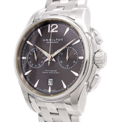 HAMILTON JAZZMASTER AUTO CHRONO H32606185 AUTOMATIC GRAY DIAL MEN'S WATCH 42MM