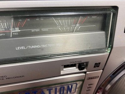 NATIONAL RX-5350 VINTAGE LARGE BOOMBOX GHETTO BLASTER CASSETTE RADIO SERVICED