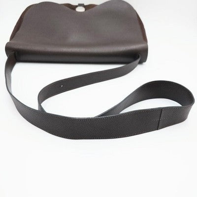 HERMES SAC COLORADO BROWN LEATHER SHOULDER BAG EXCELLENT+++++