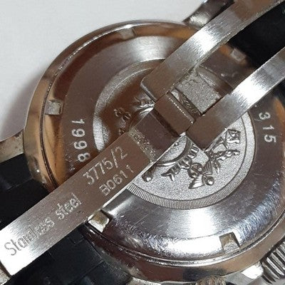 HERMES CLIPPER DIVER CHRONOGRAPH CL2.315 QUARTZ DATE STEEL UNISEX WATCH USED