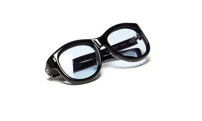 JACQUES MARIE MAGE JENNIE CAT-EYE STYLE MEN'S SUNGLASSES BLACK NEAR MINT
