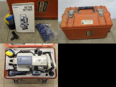 SOKKIA SET6ES TOTAL STATION SURVEYING INSTRUMENT - CHARGER NOT INCLUDED AS IS