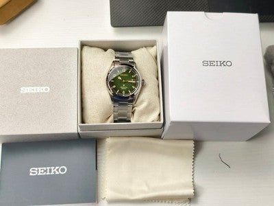 SEIKO PROSPEX ALPINIST SPB155J1 SBDC115 GREEN DIAL AUTOMATIC WATCH UNUSED