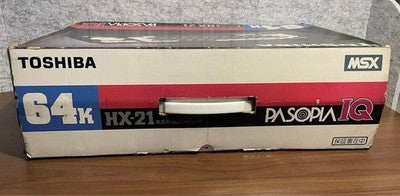TOSHIBA HX-21 MSX COMPUTER BOXED BOOTS VIDEO OK KEYBOARD TESTED AS IS VINTAGE