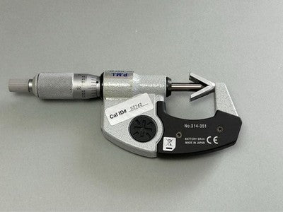 MITUTOYO 314-351 V-TYPE MICROMETER INCH MM PRECISION MEASURING TOOL IMPORTED