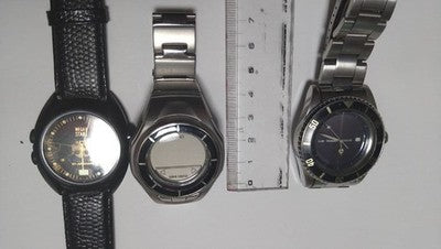 JUNGHANS MEGA STAR CASIO WEBCEPTOR ELGIN MEN'S WRISTWATCH FOR PARTS NOT WORKING