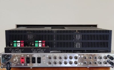 MCINTOSH MA6100 VINTAGE INTEGRATED AMPLIFIER SERVICED W/ CASE MANUAL TESTED
