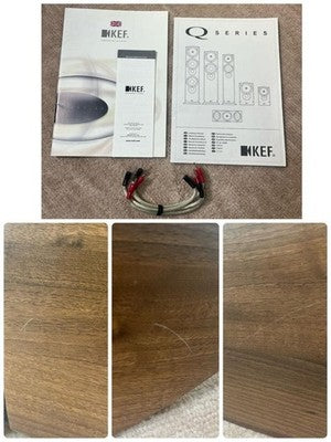 KEF Q IQ30 SP3642 BOOKSHELF SPEAKERS PAIR 2-WAY BASS REFLEX UNI-Q 6.5"